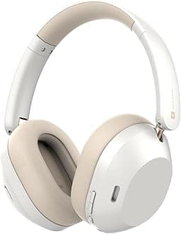 realme TechLife Studio H1 Over The Ear Over Ear Wireless Headphone with 70Hours Playtime 360° Spatial Audio, 40mm Drivers, 80ms Superlow Latency, 43 dB Adaptive ANC-White