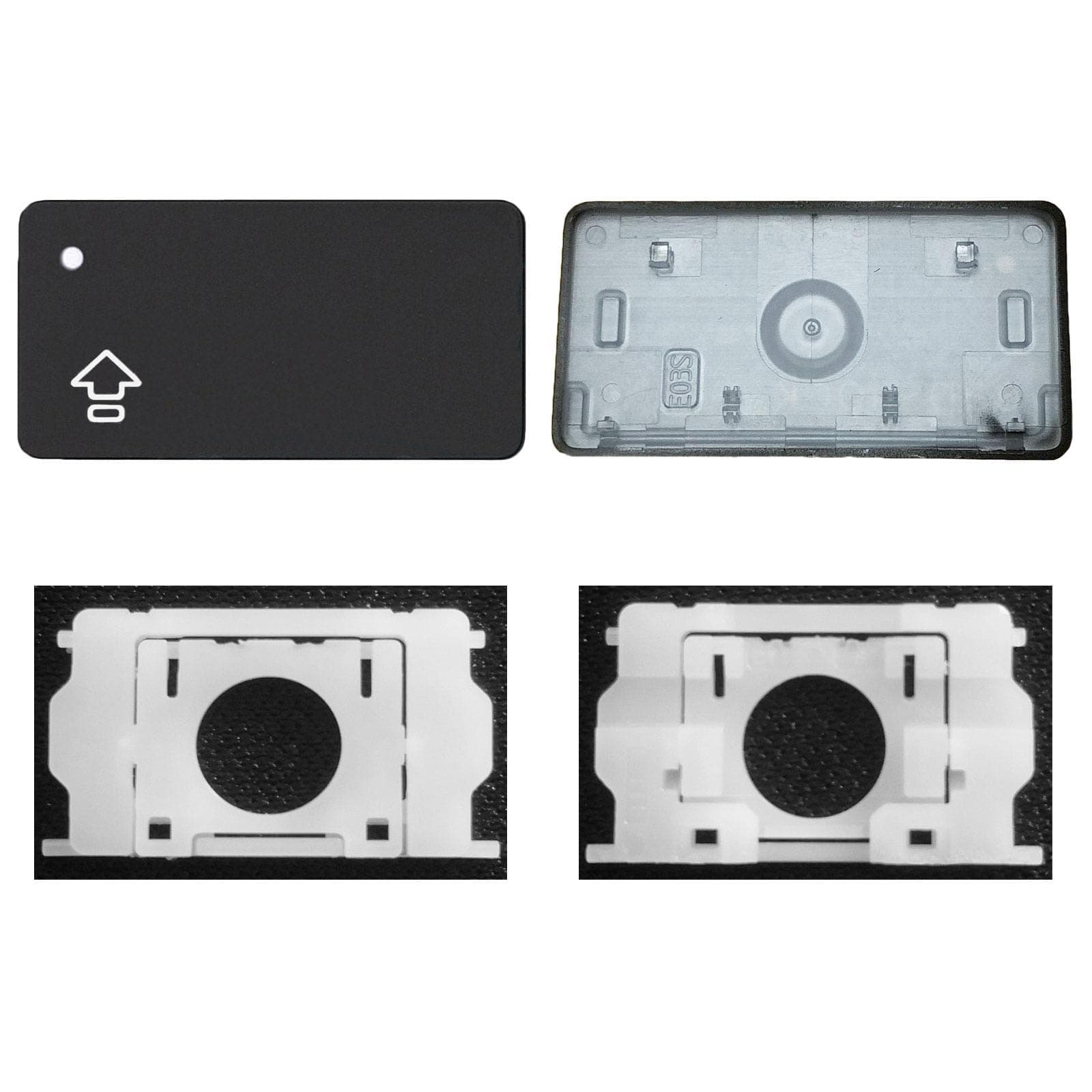 Individual Key Cap with Hinge Replacement for MacBook Pro (M1 M2) A2141 A2251 A2289 A2338 A2442 A2485,Replace for MacBook Air A2179 A2337 A2681 Keyboard Keycap (caps lock Key)