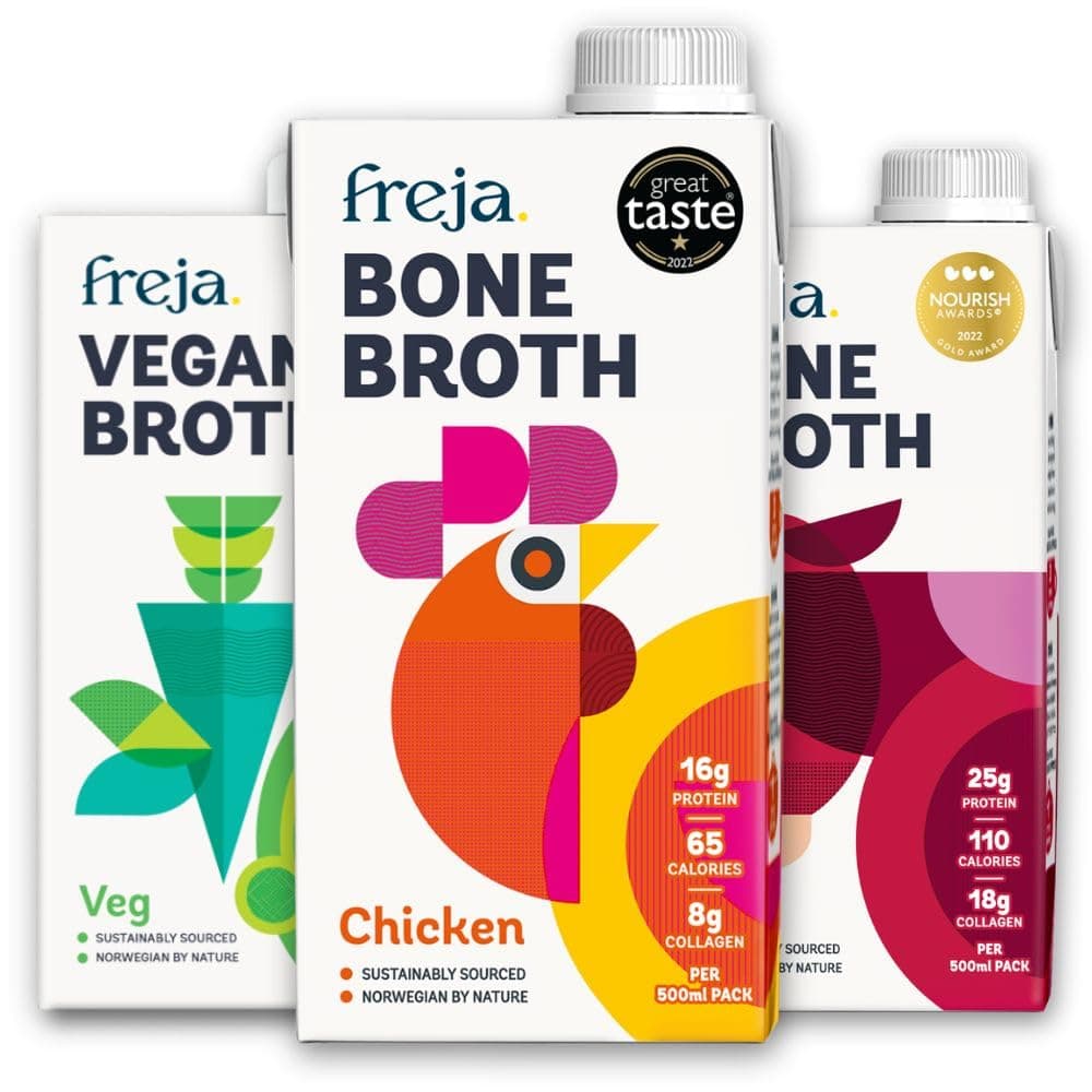 Discovery Bone Broth Pack | Sipping Broth Selection | Beef, Chicken & Vegetable | Premium Liquid Broth | Low Calorie | High Protein & Collagen | Not from Concentrate, Powder or Cubes | 3 x 500ml