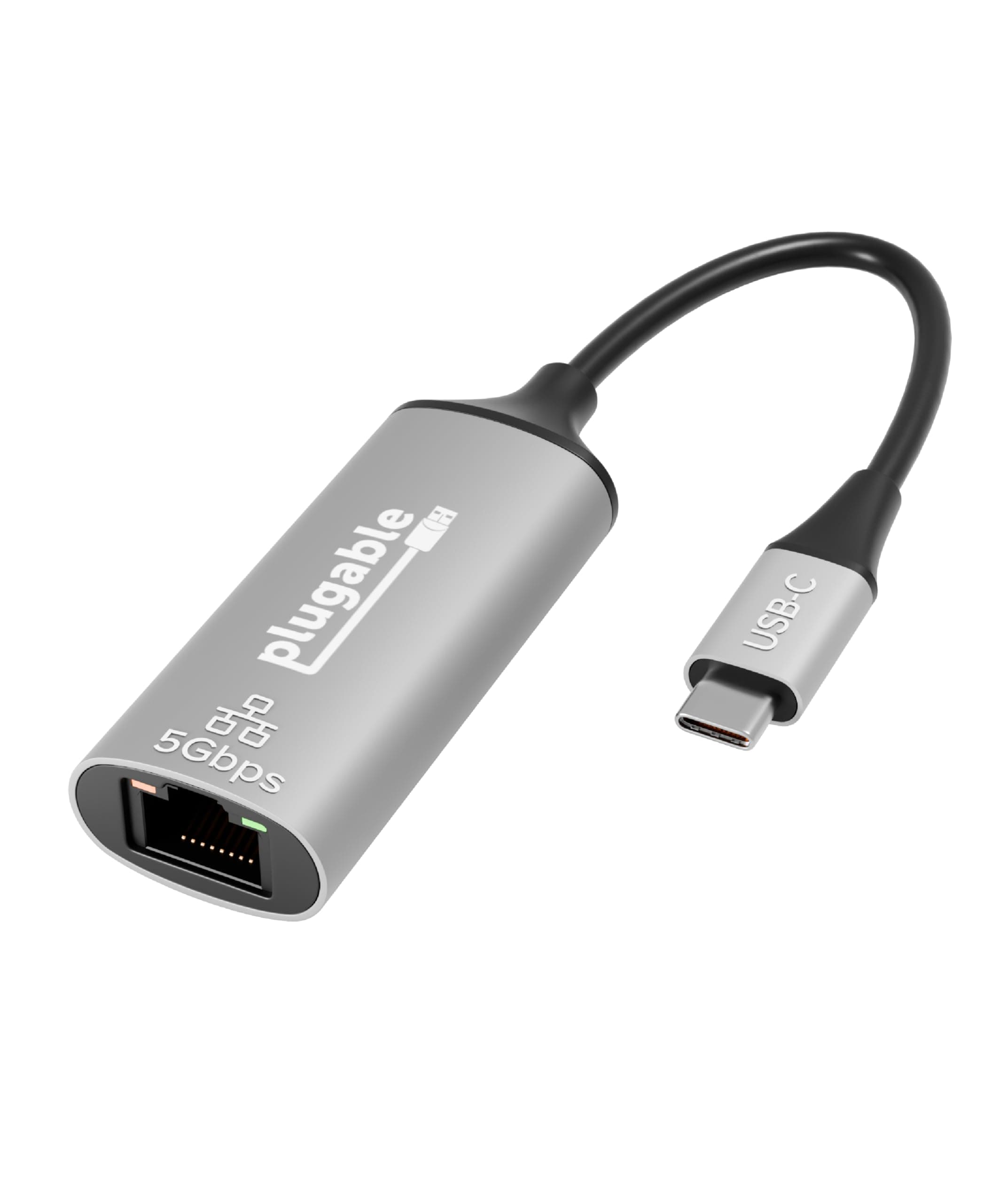 5Gbps USB-C Ethernet Adapter | 5000Mbps Wired Network for Windows, macOS, and ChromeOS Laptops and Desktops | Realtek RTL8157 | Supports CAT6, CAT6a and CAT7 Cables (USBC-E5000)