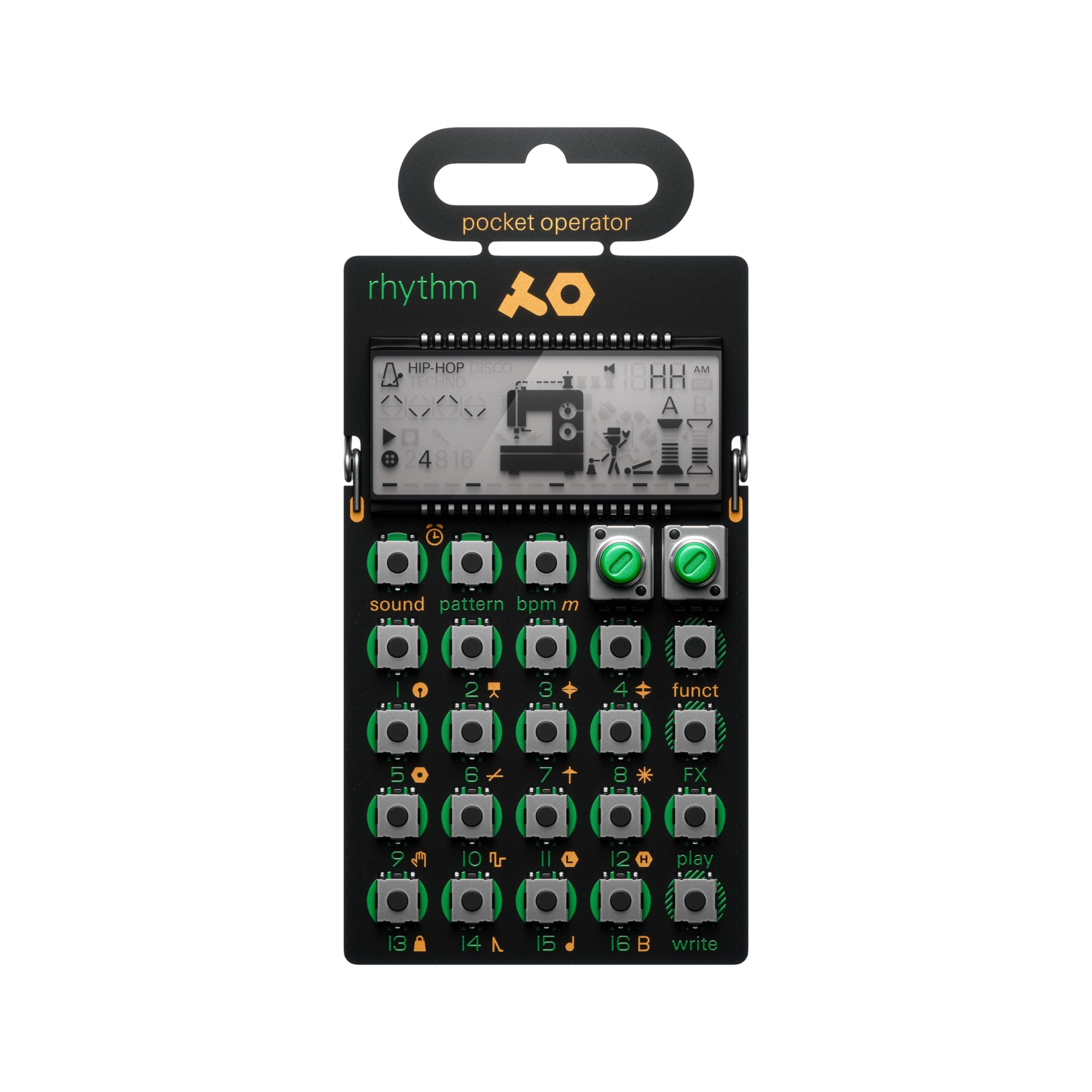 Teenage Engineering PO-12 Rhythm Pocket Operator - Drum Machine