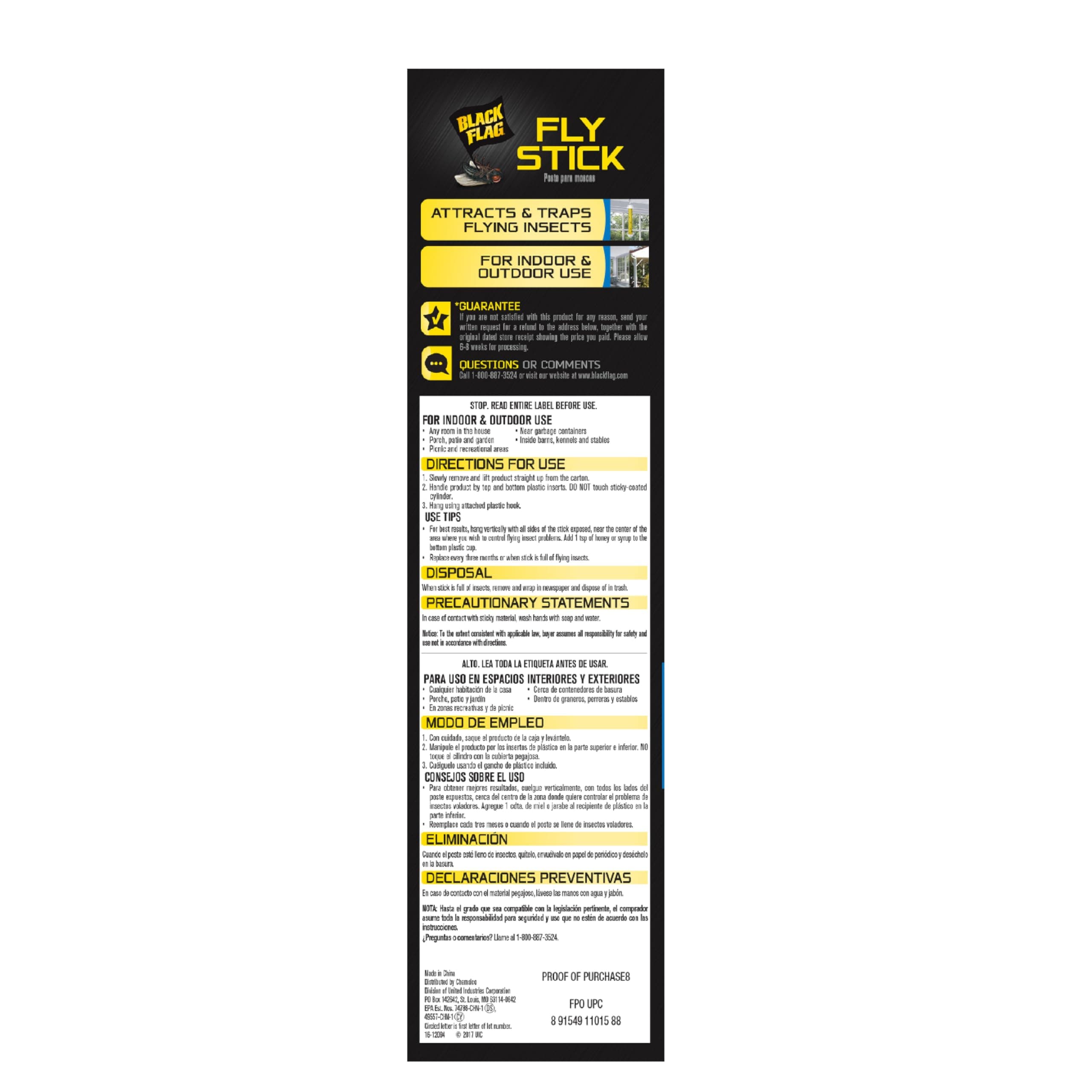 Black Flag Fly Stick, 1-Count, 6-Pack