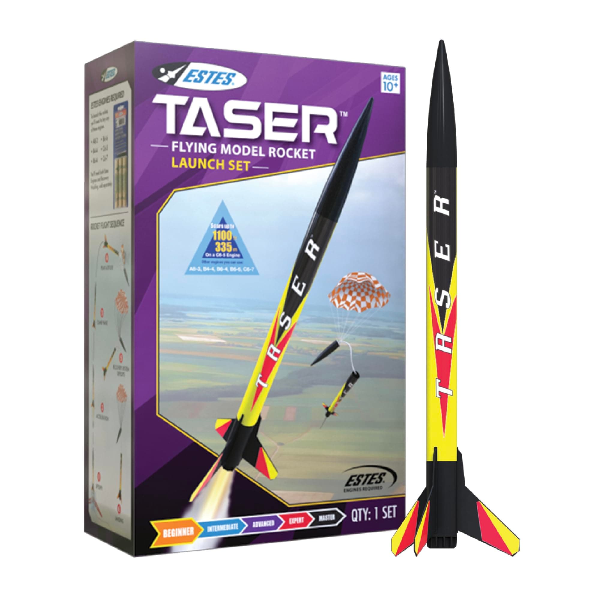 Estes-Cox Corp Taser Rocket Launch Set,, Multicolor