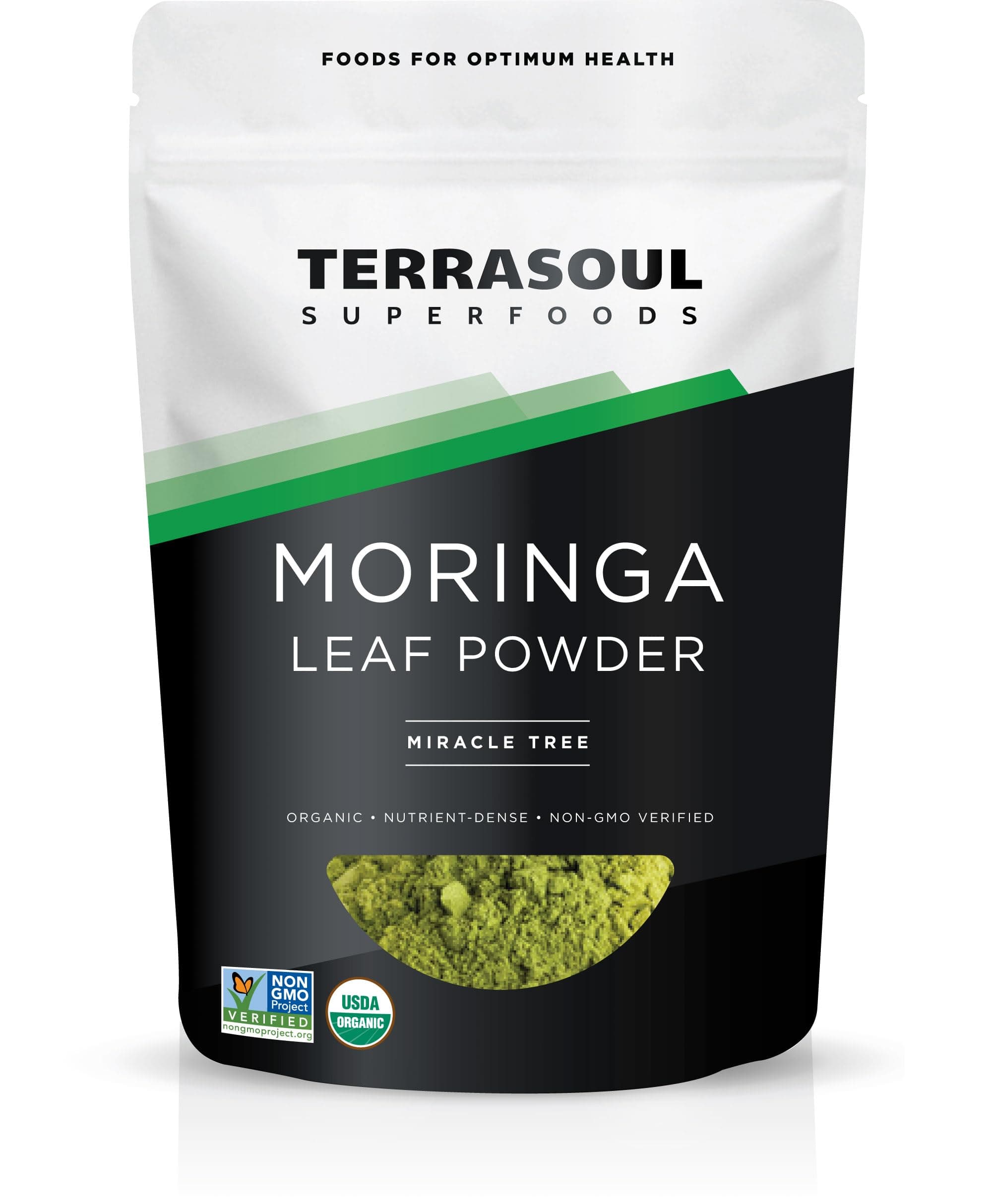Terrasoul Superfoods Organic Moringa Leaf Powder 11 oz – USDA Organic, 100% Pure Moringa Leaf Powder for Smoothies & Tea