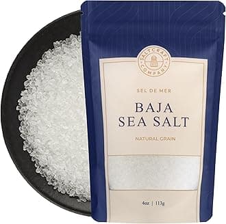 SaltCraft Co - Baja Sea Salt, Natural Grain Crystals 4 Ounce