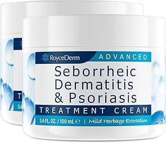 Seborrheic Dermatitis Cream, Scalp Treatment for Psoriasis, Folliculitis, Dry Scalp, Dandruff, Anti-Itch Cream for Soothing Relief - 2 Pack