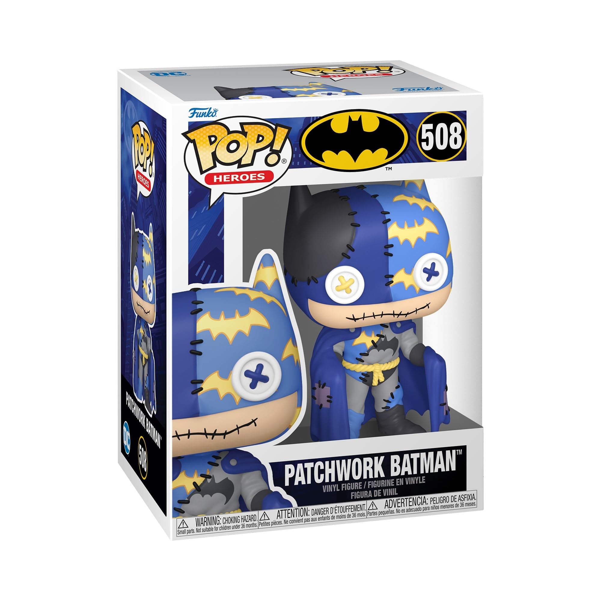 DC Comics Batman Patchwork Batman Figure Funko Pop!