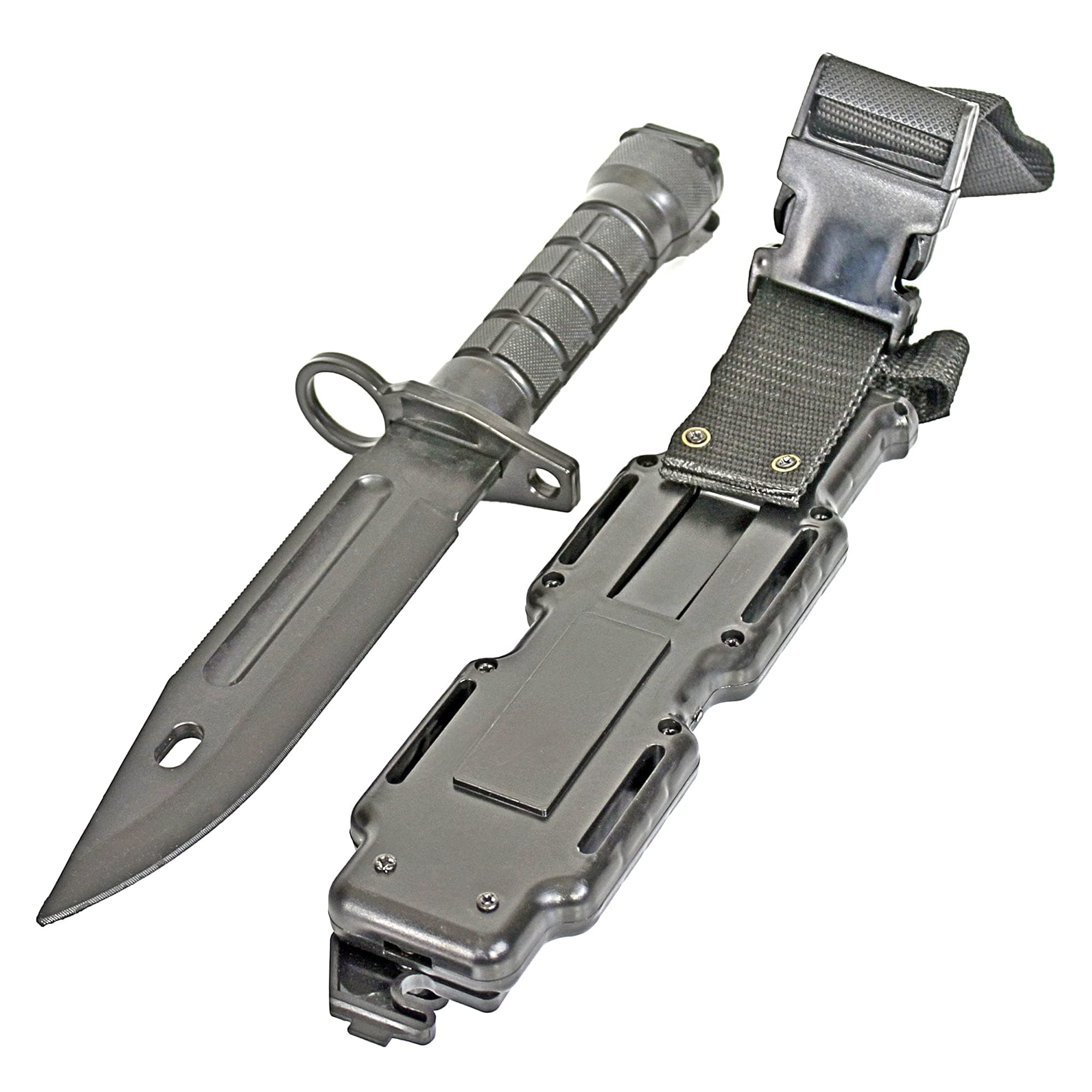 Rubber Training Knife Black