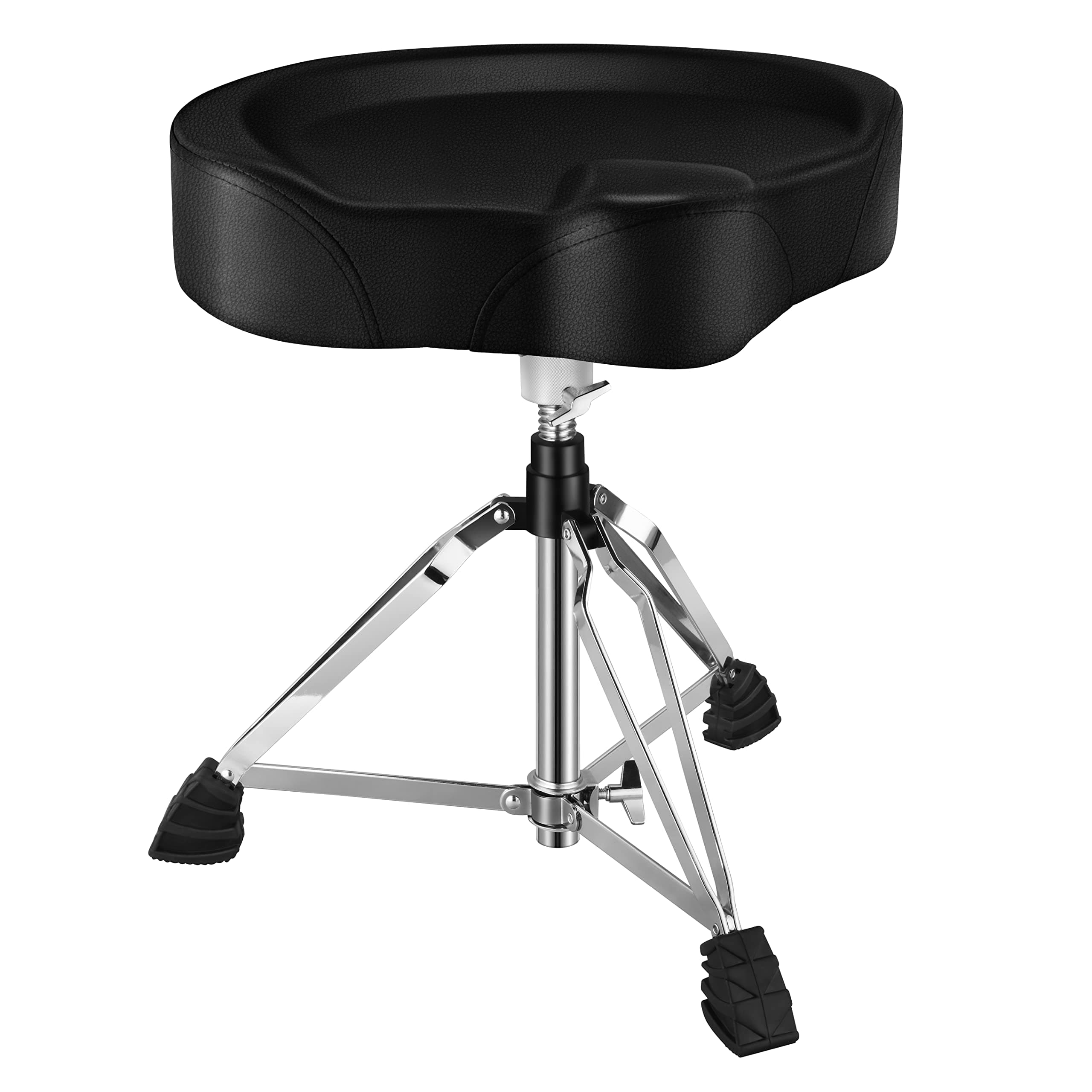 Drum Stool Adjustable Drum Throne Padded Stool Motorcycle Style Drum Chair for Music Show