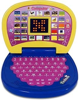PLAYSKOUT Kids Educational Laptop Toy with LED Display, Music, Fun Activities & Games for Boys and Girls (1-6 Years)