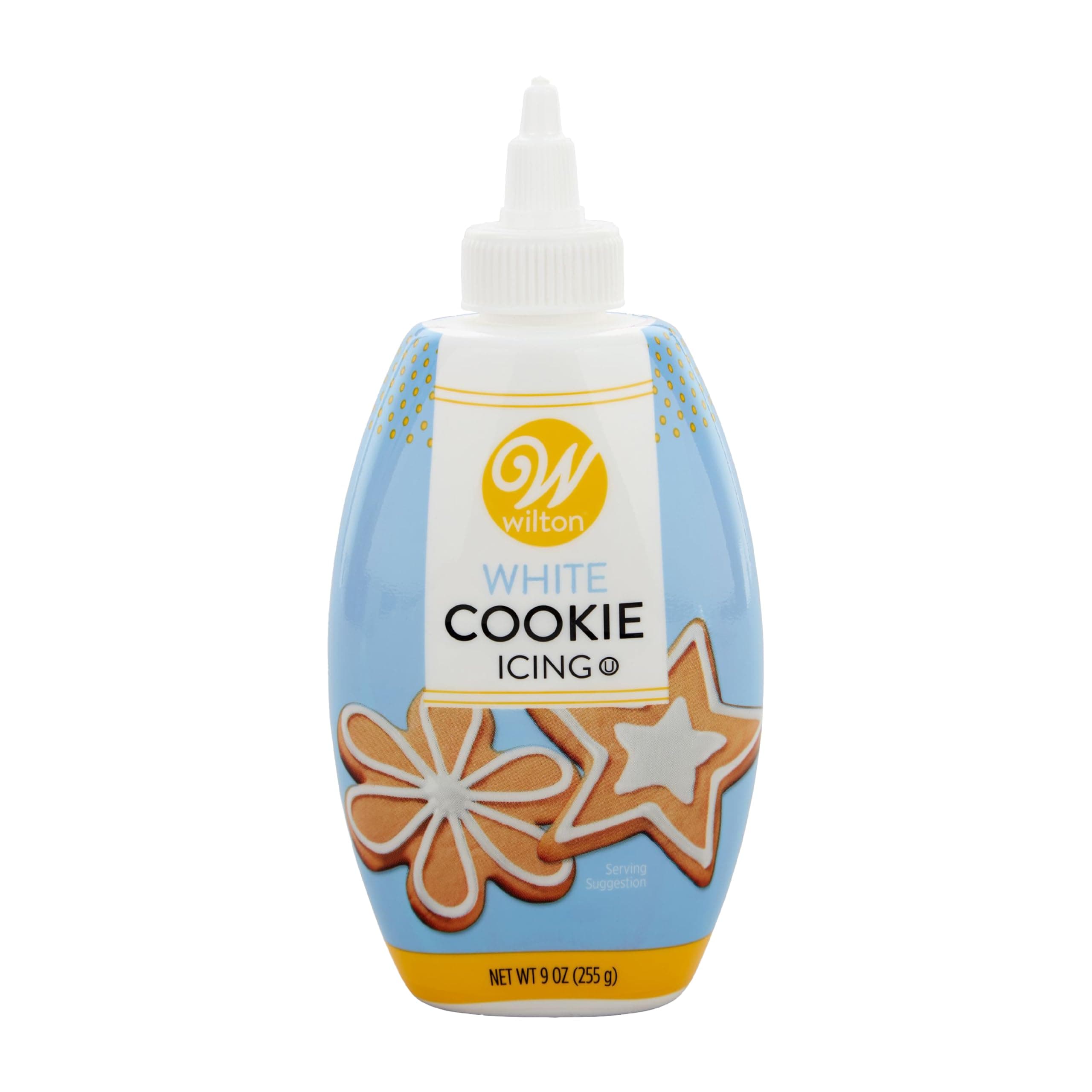 Cookie Icing, Fast-Drying Squeeze Bottle Icing for Decorating Sugar Cookies & Gingerbread, 7.5 oz., White, Packaging May Vary