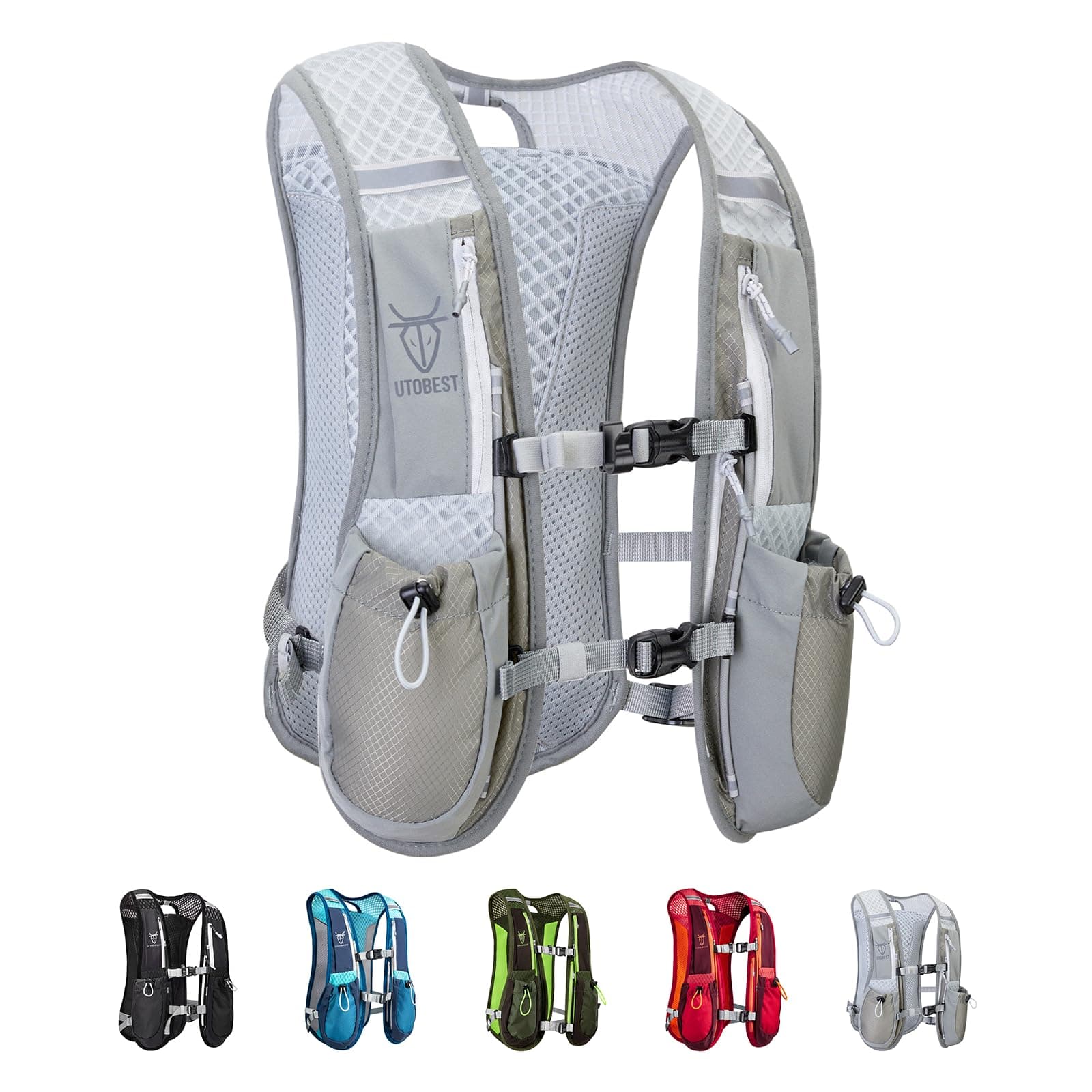UTOBEST Lightweight Running Backpack, Functional Hydration Pack 5.5L
