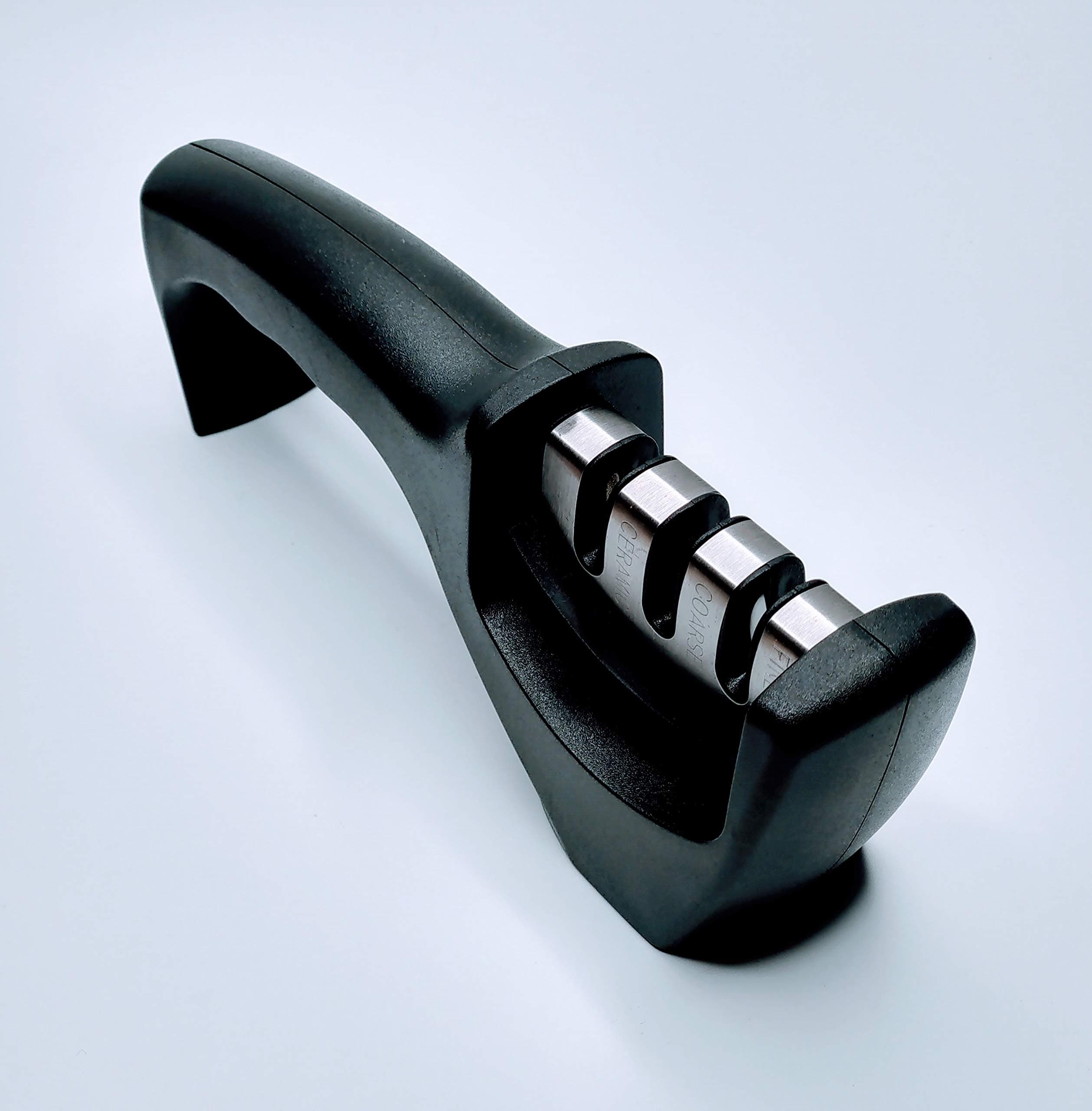 Knife Sharpener Machine with Handle, Kitchen Knife sharpner Set Steel Diamond, Knife sharpeners kit Tool for Handheld Portable Pocket Knifes, Professional Ceramic Knife sharpeners System Work Sharp