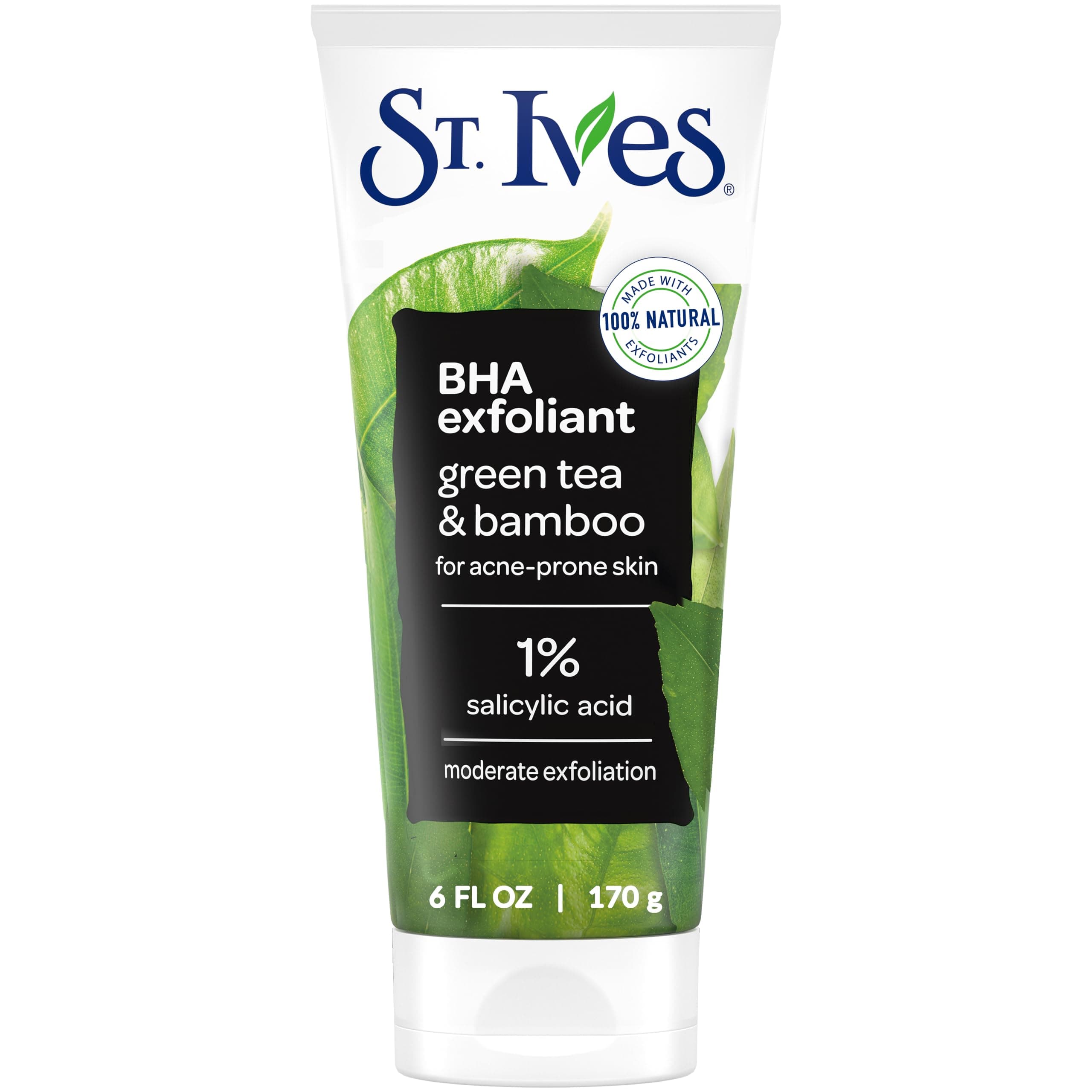 ST. Ives Blackhead Clearing Green Tea Face Scrub, 170 gm
