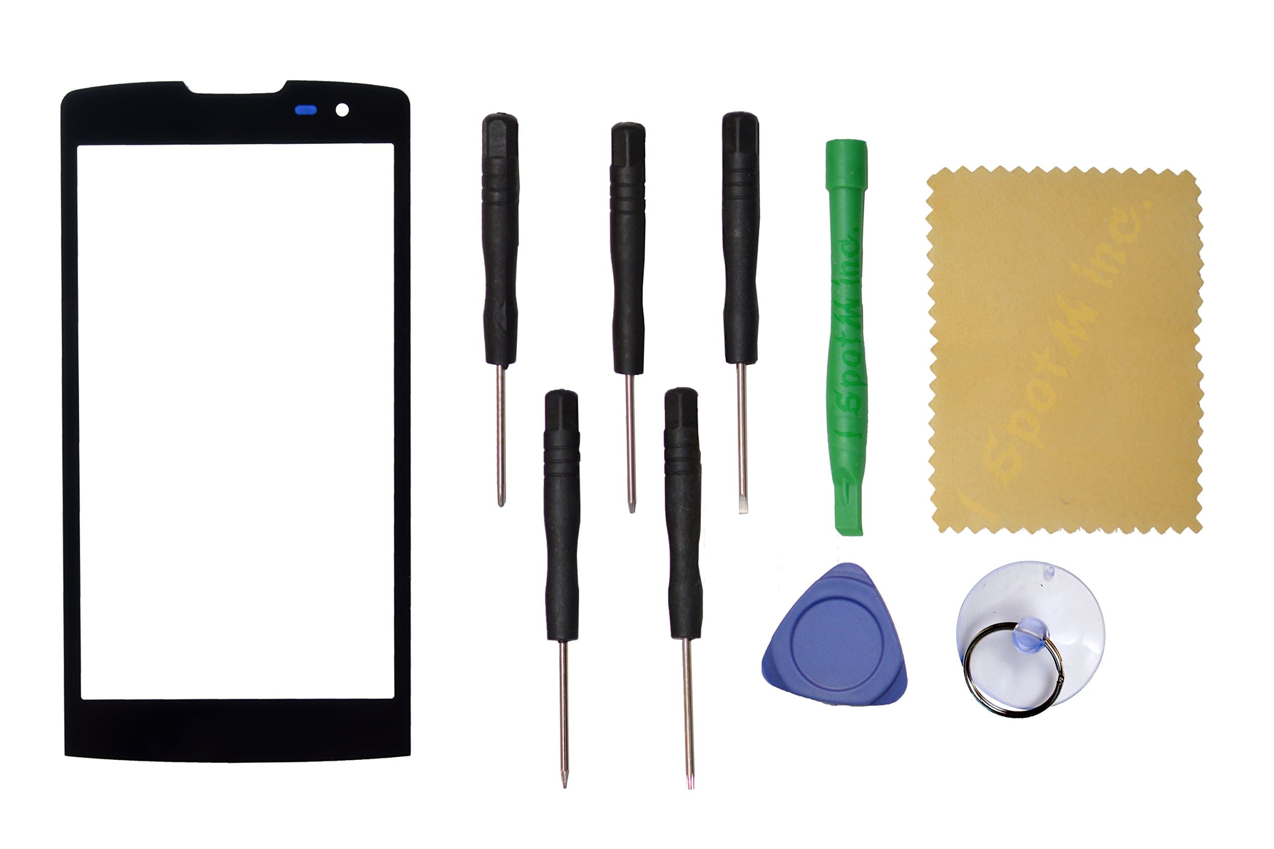 Outer Front Screen Glass Panel Lens Replacement for LG Leon H340 H320 H340N+Tool