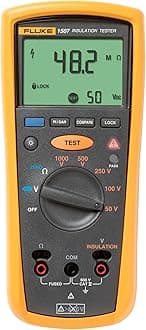 1507 Digital Megohmmeter Insulation Resistance Tester, for Advanced Industrial and Electrical Insulation Testing, Offers Multiple Insulation Test Voltages: 50 V, 100 V, 250 V, 500 V, and 1000 V