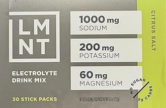 LMNT Zero Sugar Electrolytes - | Drink Mix | 30-Count (30 count, Citrus)