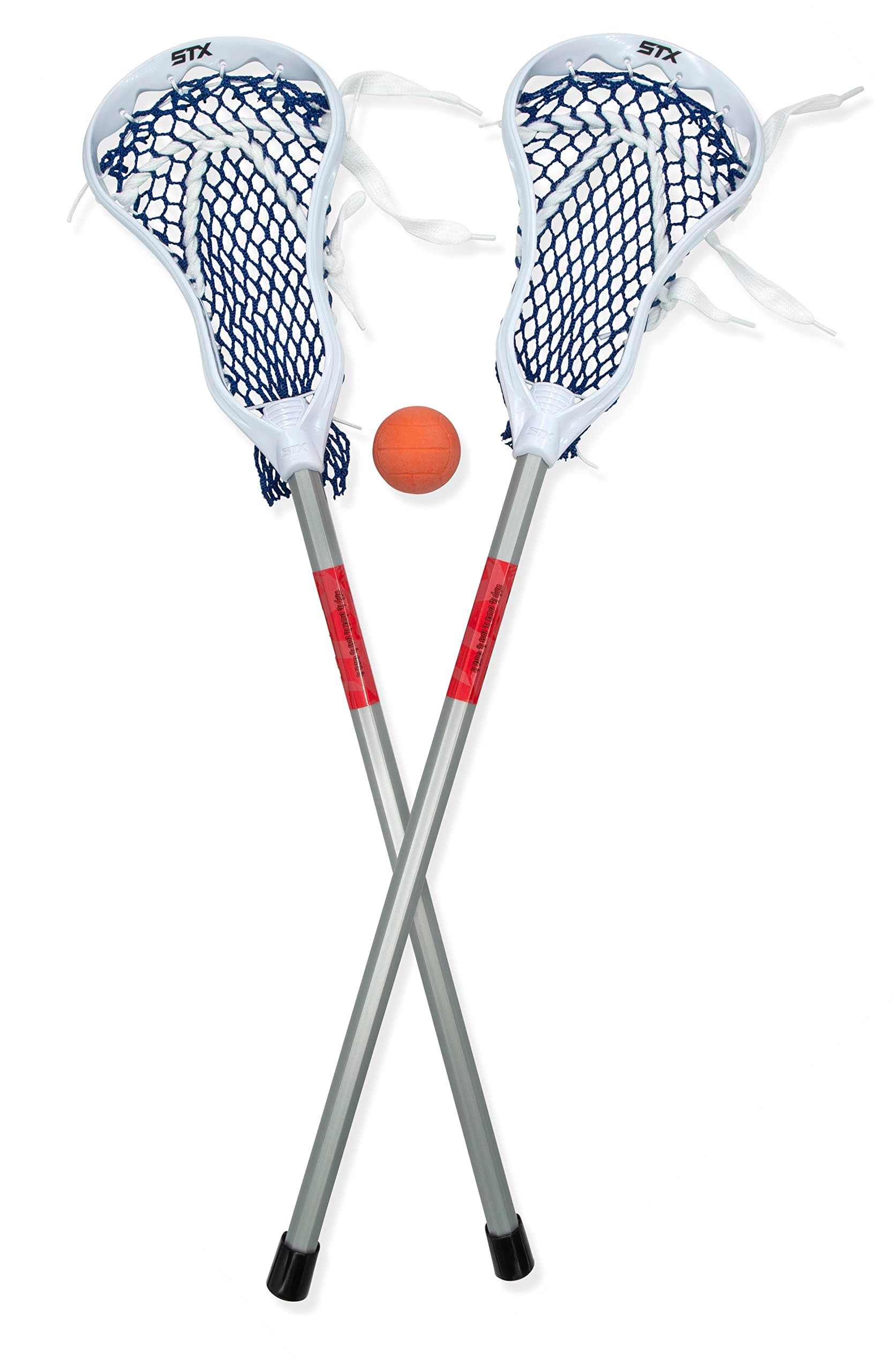 FiddleSTX Two Pack Mini Super Power with Plastic Handle and One Ball, 30-Inch,White/Grey