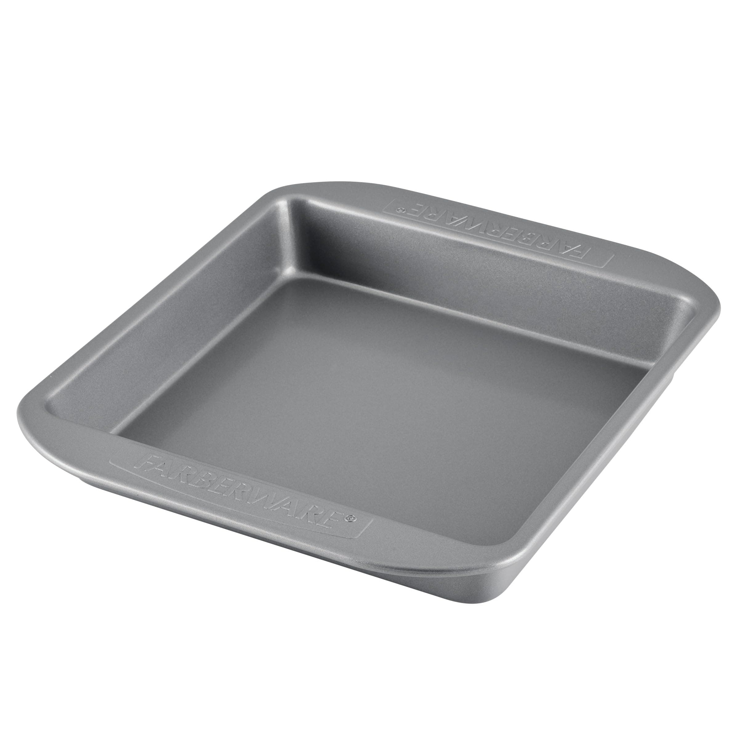 Farberware Nonstick Bakeware 9-Inch Square Cake Pan, Gray