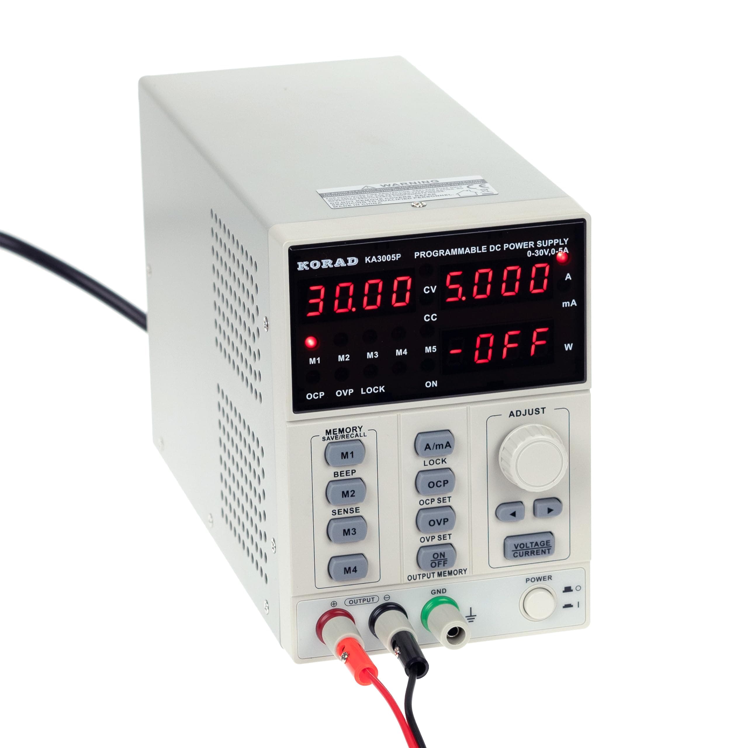 KORAD KA3005P - Programmable Precision Variable Adjustable 30V, 5A DC Linear Power Supply Digital Regulated Lab Grade…