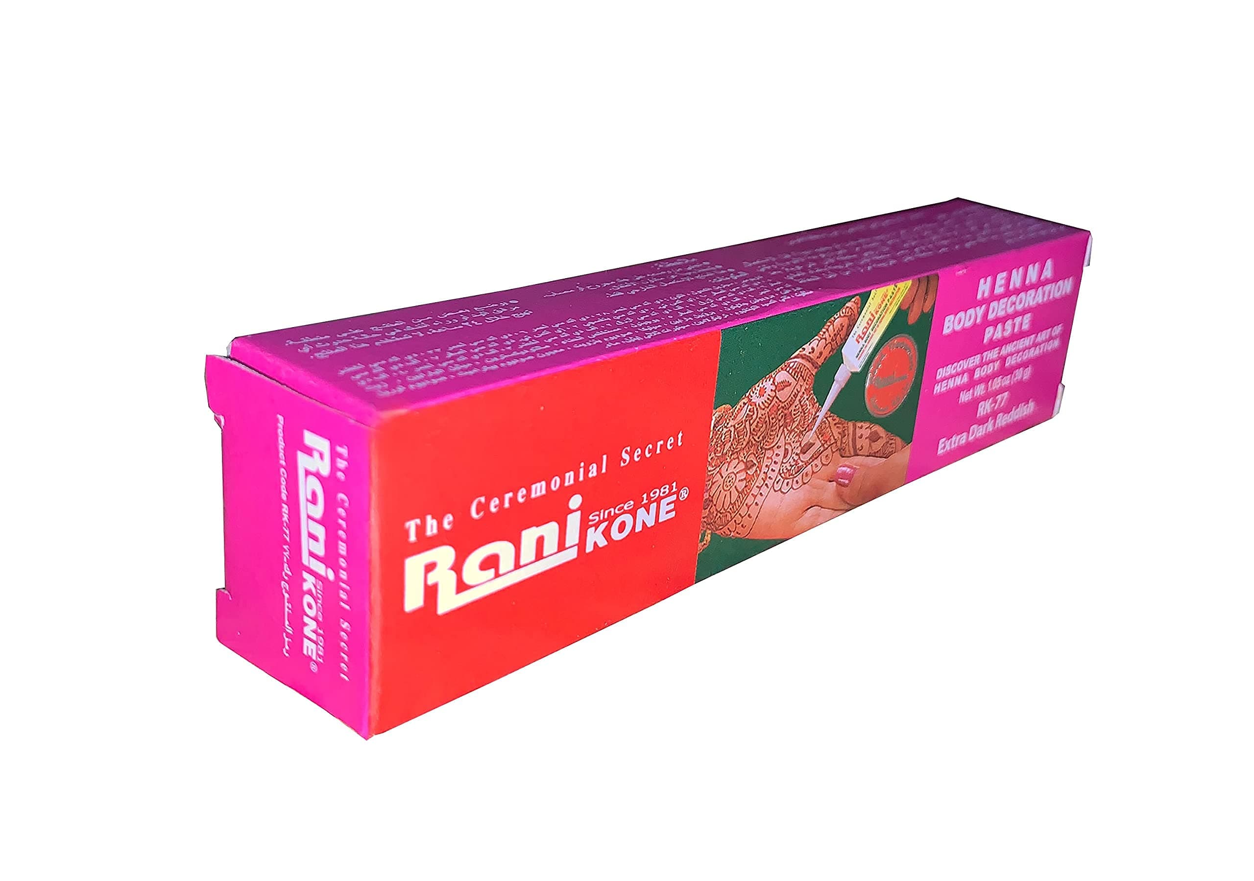 Rani Kone Extra Dark Reddish Henna Mehendi Cone