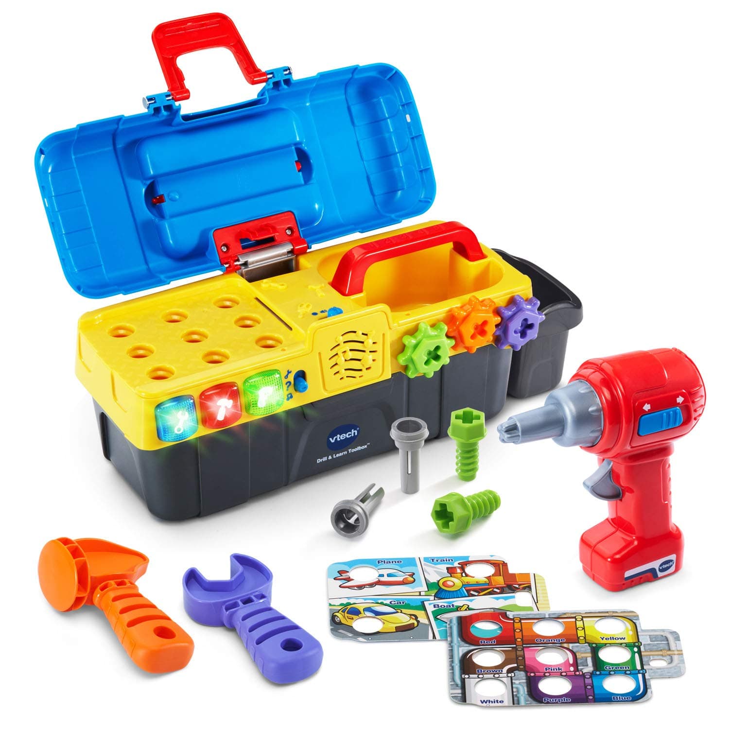 VTech Kid Drill & Learn Toolbox, (Multicolor)
