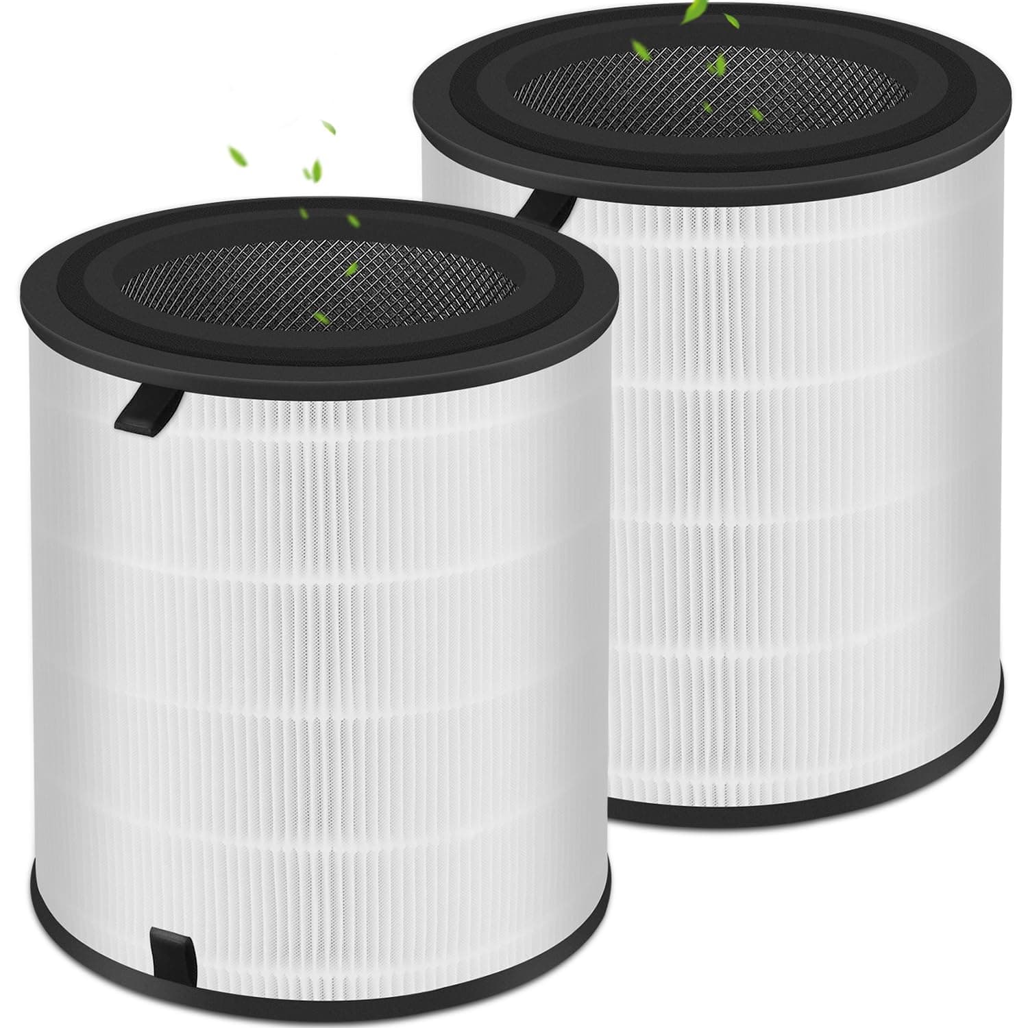 Lv-H133 Replacement Filter Only Compatible with LEVOIT LV-H133 Air Purifier, H13 Grade True Filter and Activated Carbon Filter Set, LV-H133-RF, 2 Pack