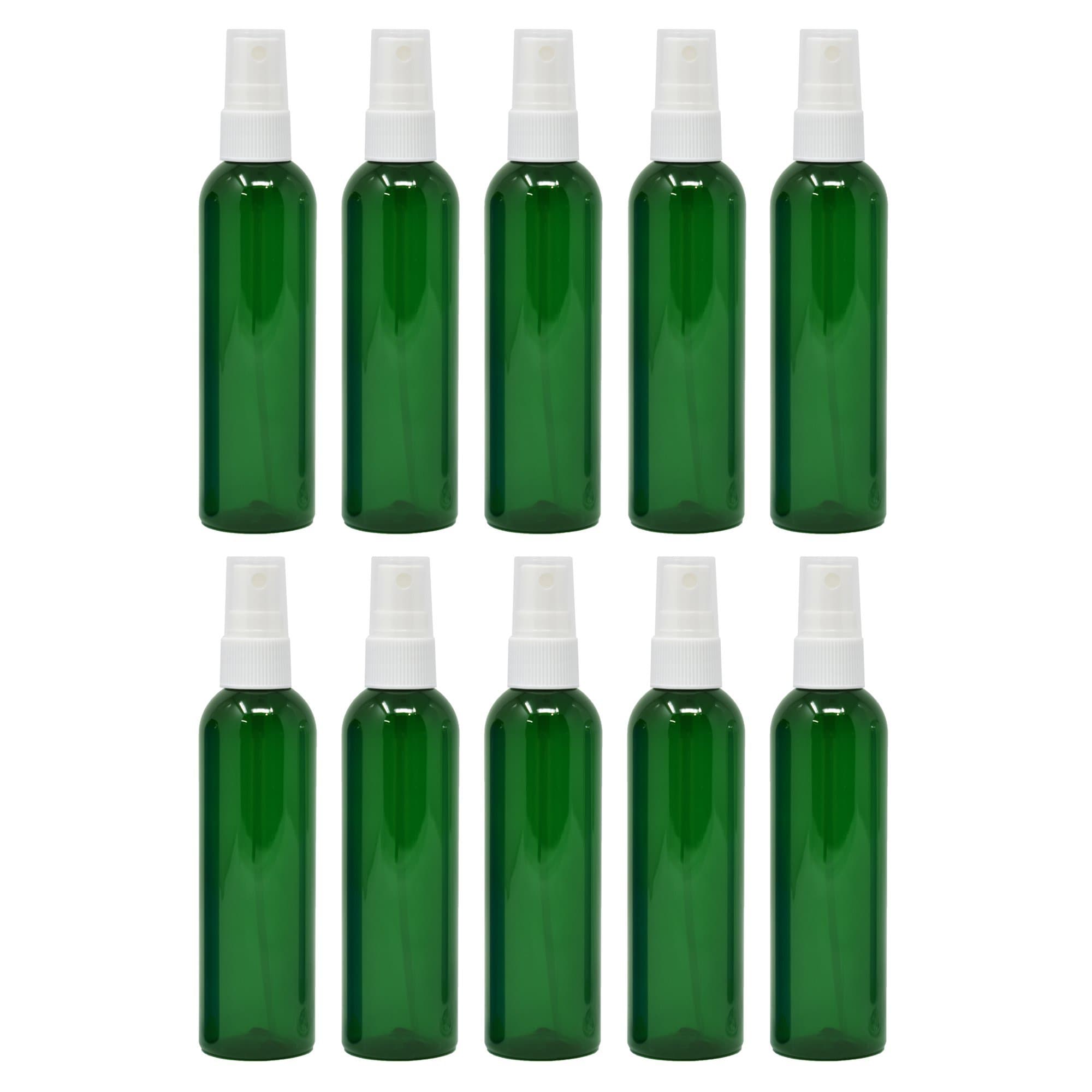 Plastic Spray Bottles Empty 4 oz 10 Pack with Fine Mist Sprayers PET BPA Free Materials Great for Essential Oil Sprays