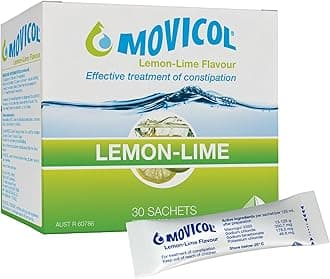 Sachets for Relieve of Constipation to Restore Comfortable Bowel Movements - Lemon - Lime Flavor - 30 Sachets
