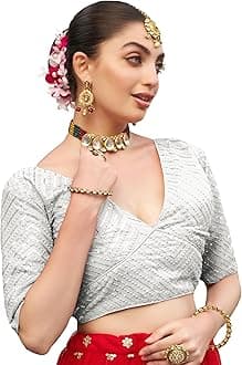 Pujia MillsWomen Georgette Half Sleeve Blouse