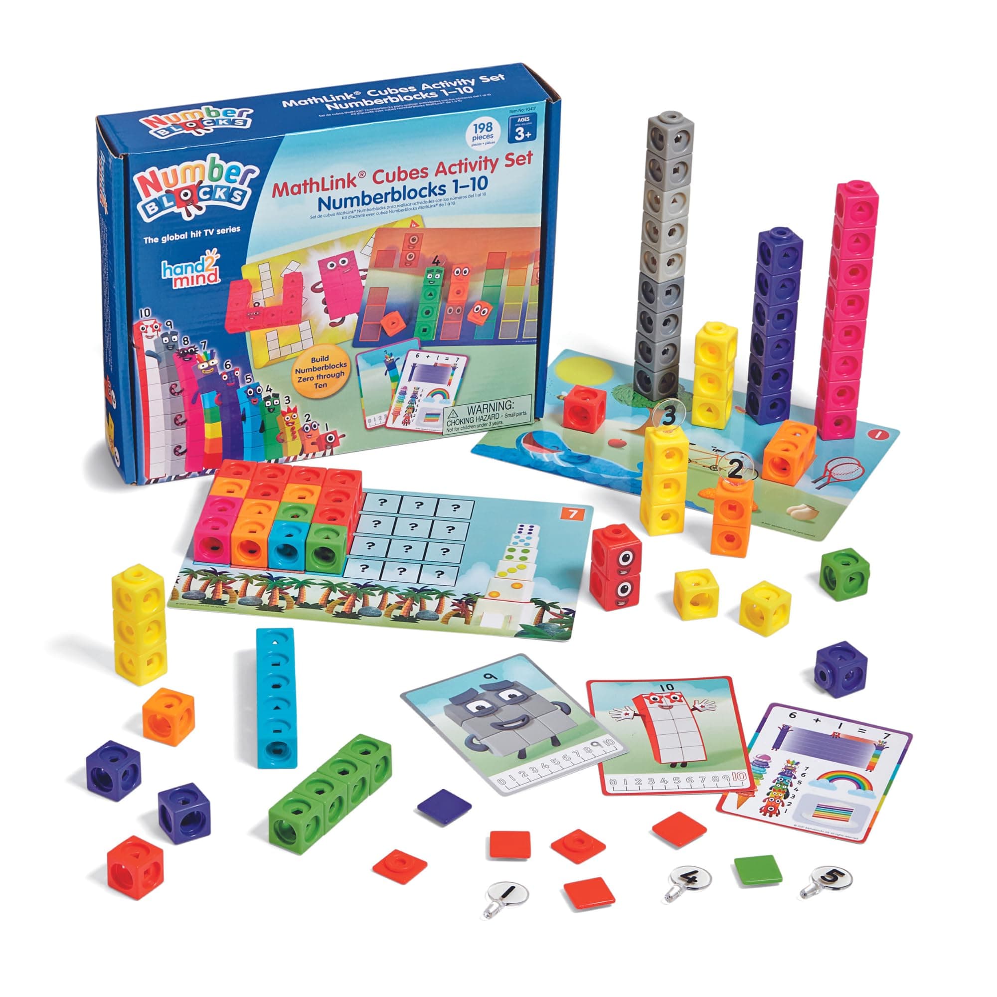Numberblocks MathLink Cubes ナンバーブロックス 1-10 キューブ 100個入り アクティビティセット 算数おもちゃ 正規品 93417