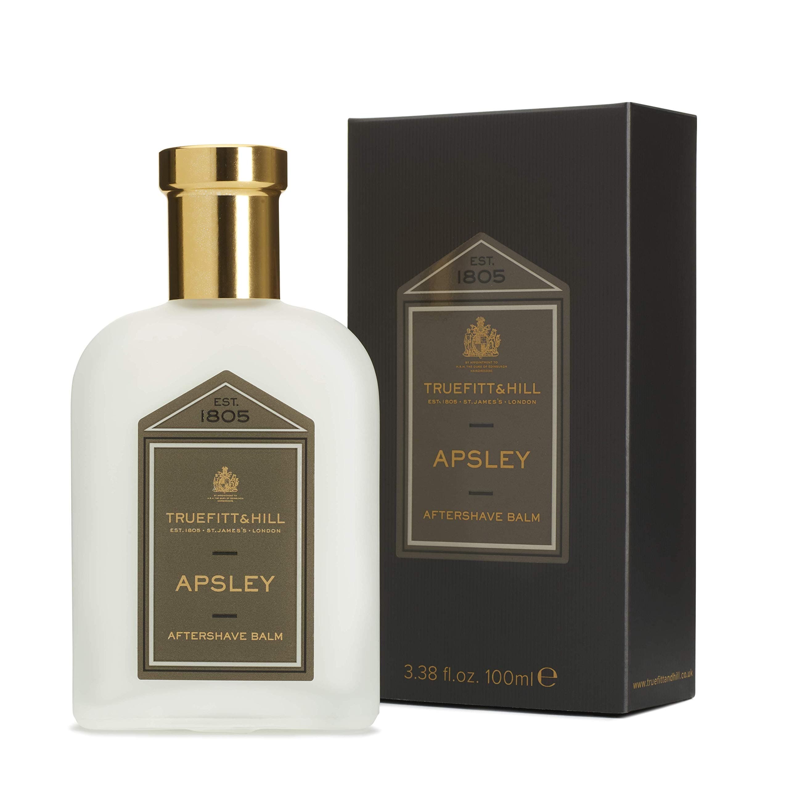 - Luxury Aftershave Balm - Apsley - Premium Soothing Moisturizer with Aloe Vera Extract - Ideal for Sensitive Skin, Razor Burn Relief, and a Silky Smooth Finish - 3.38 oz.