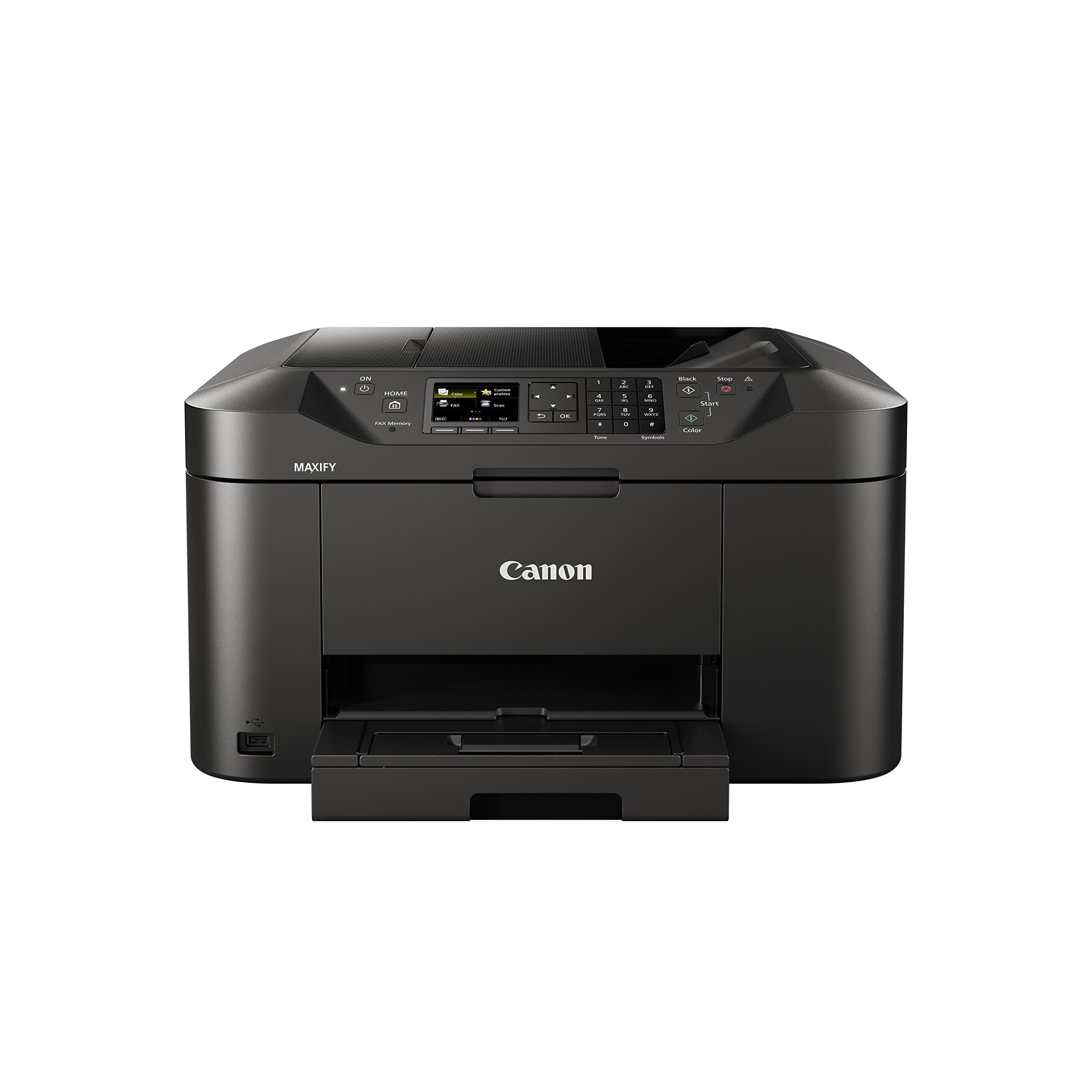 MAXIFY MB2150 Multifunction Colour Inkjet Printer - A4 Print, Copy, Scan, Fax - 250 Sheet Capacity, 50-Sheet ADF - Wi-Fi, Cloud Link, USB Connectivity - Home Office Printer