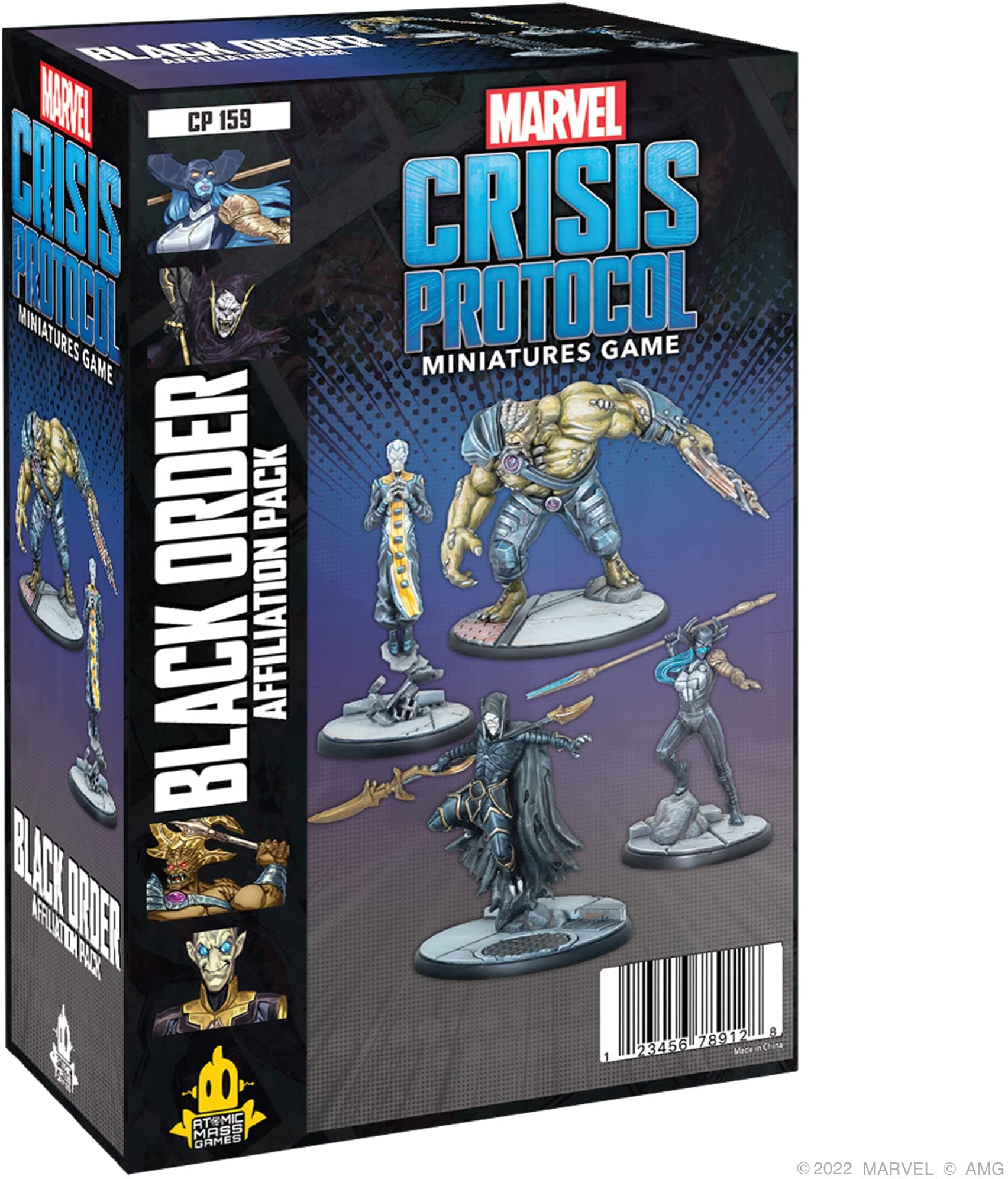 Asmodee Marvel: Crisis Protocol Black Order Affiliation Pack - Unleash the Power of the Minions of Thanos! - Tabletop Superhero Game Ages 14+, 2 Players, 90 Minutes Playtime, Made by