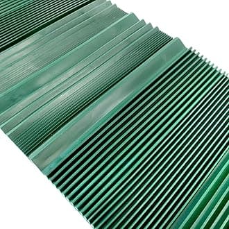 ASR Outdoor Rubber Riffled Gold Sluice Box Matting for Gold Recovery, 27x10 inch