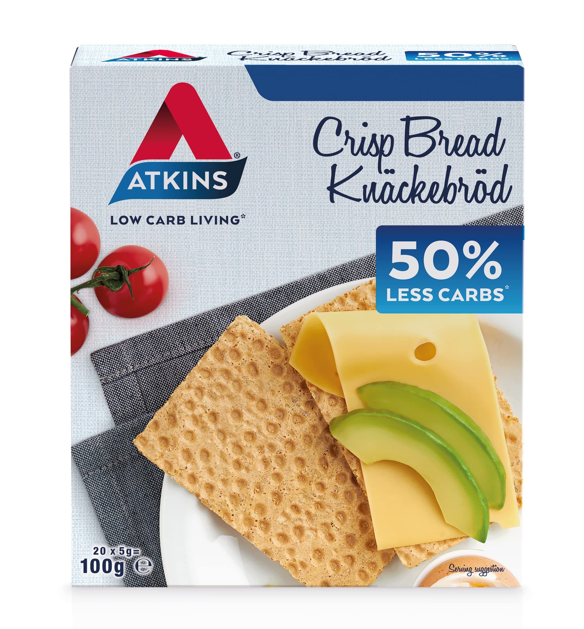 Atkins Crispbread, 100g