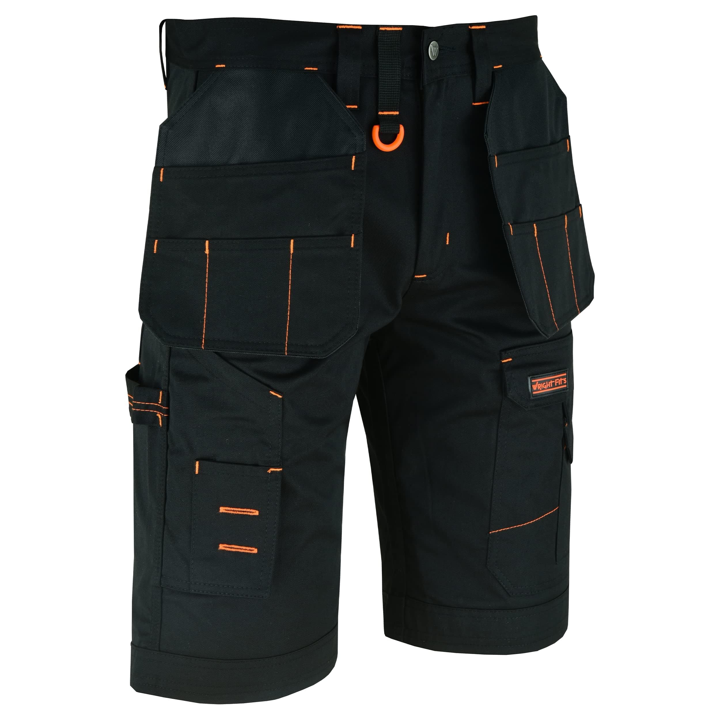 Men Holster Work Shorts - Heavy Duty Safety Combat Cargo Summer Shorts - Multi Pockets - Triple Stitched - Durable Workwear