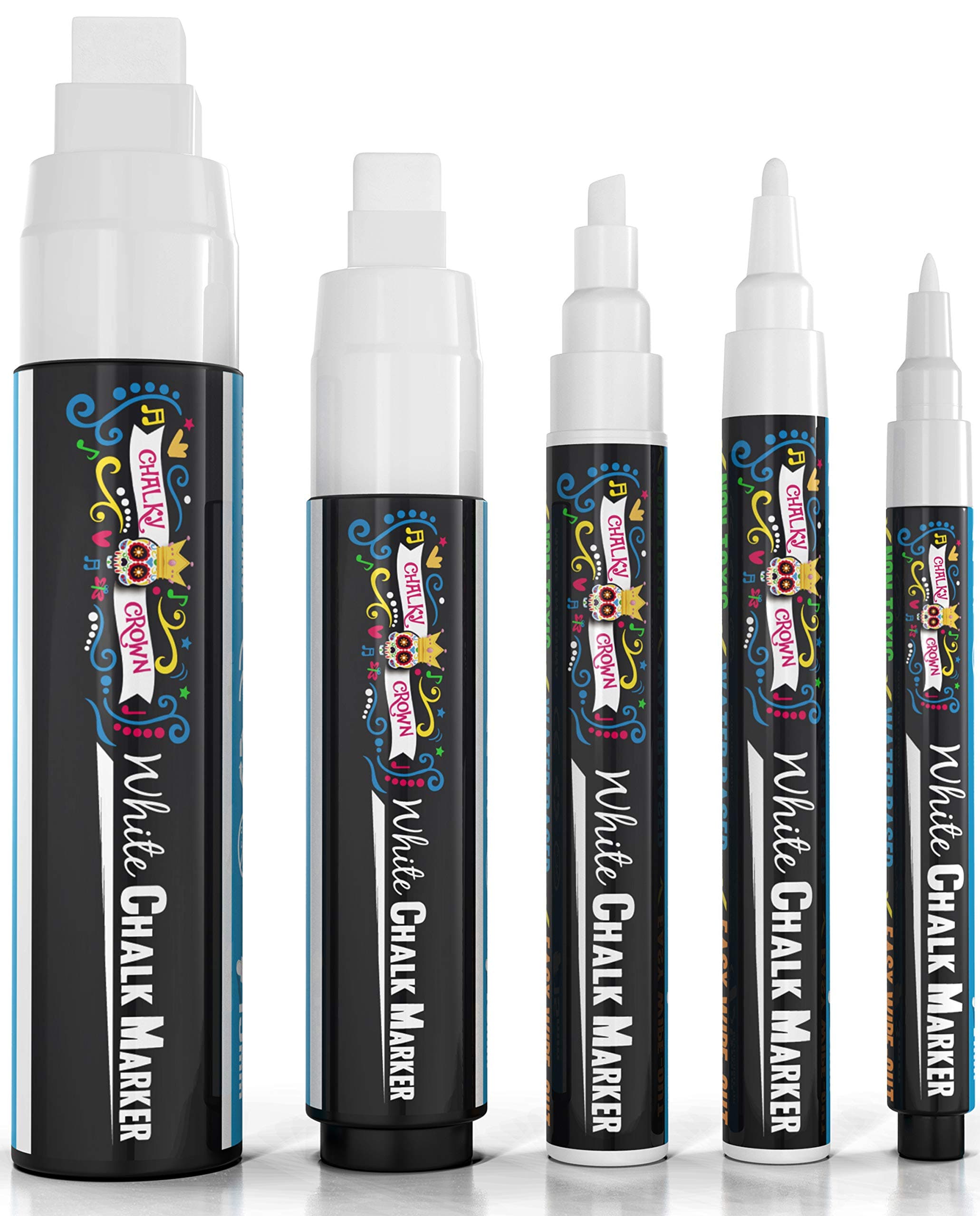White Chalk Markers - Various Sizes