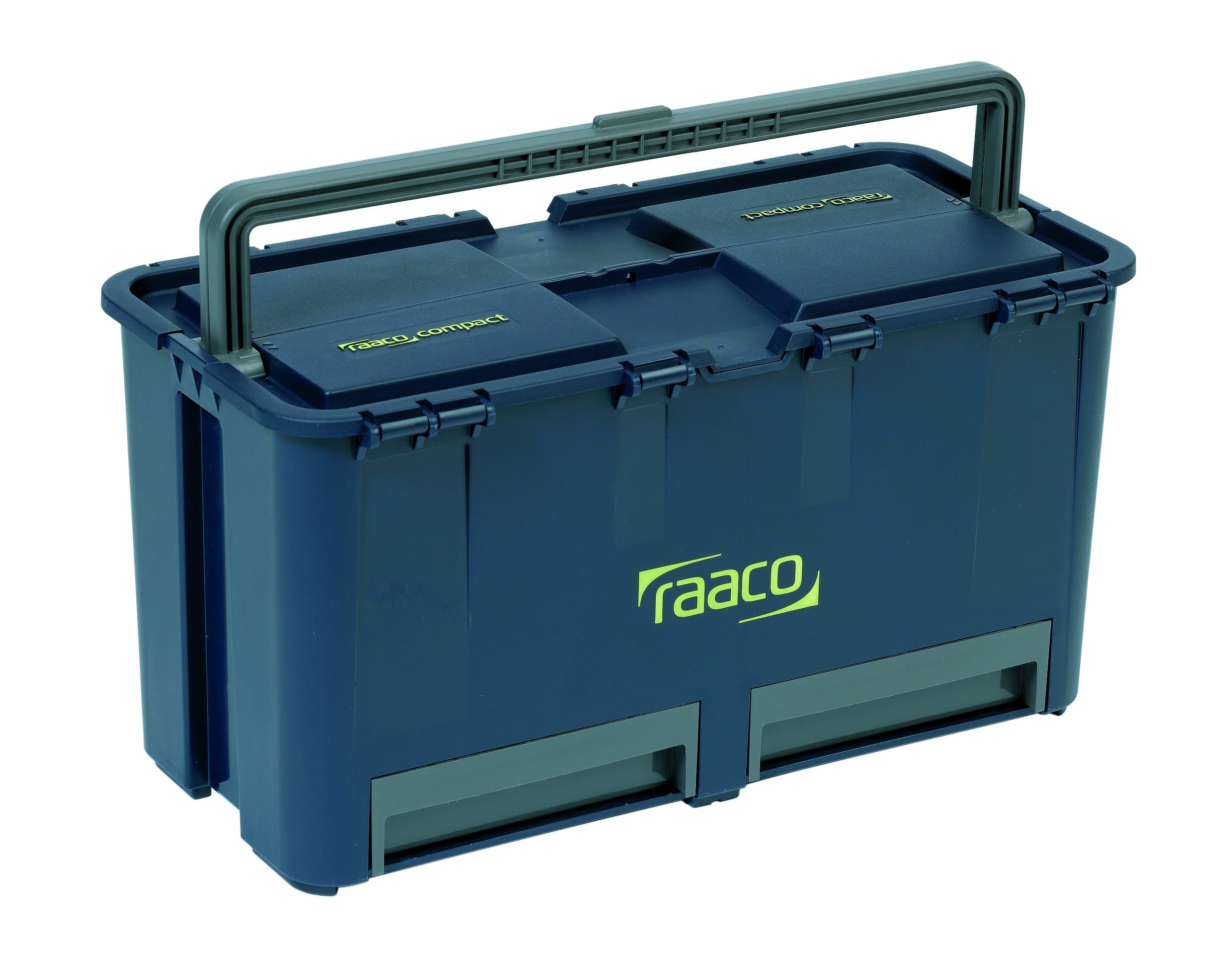 Raaco136587 "Compact 27" Tool Box, Blue/Grey