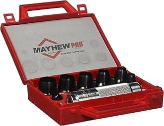 Mayhew Tools 66010 Hollow Punch, 11-Piece Set, Black