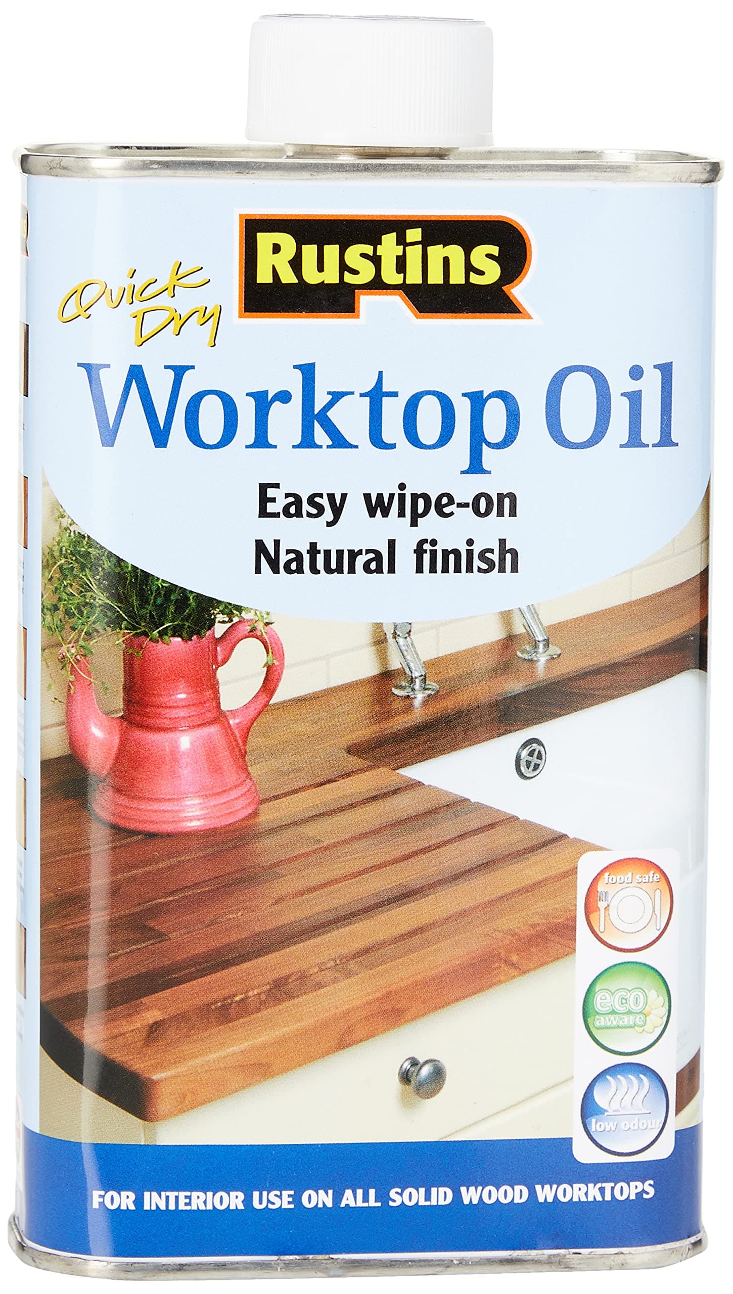 Rustins 500ml Quick Dry Worktop Oil